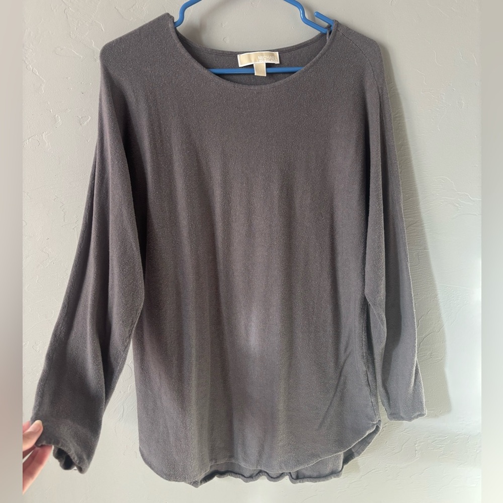 Michael Kors Charcoal Knit Top